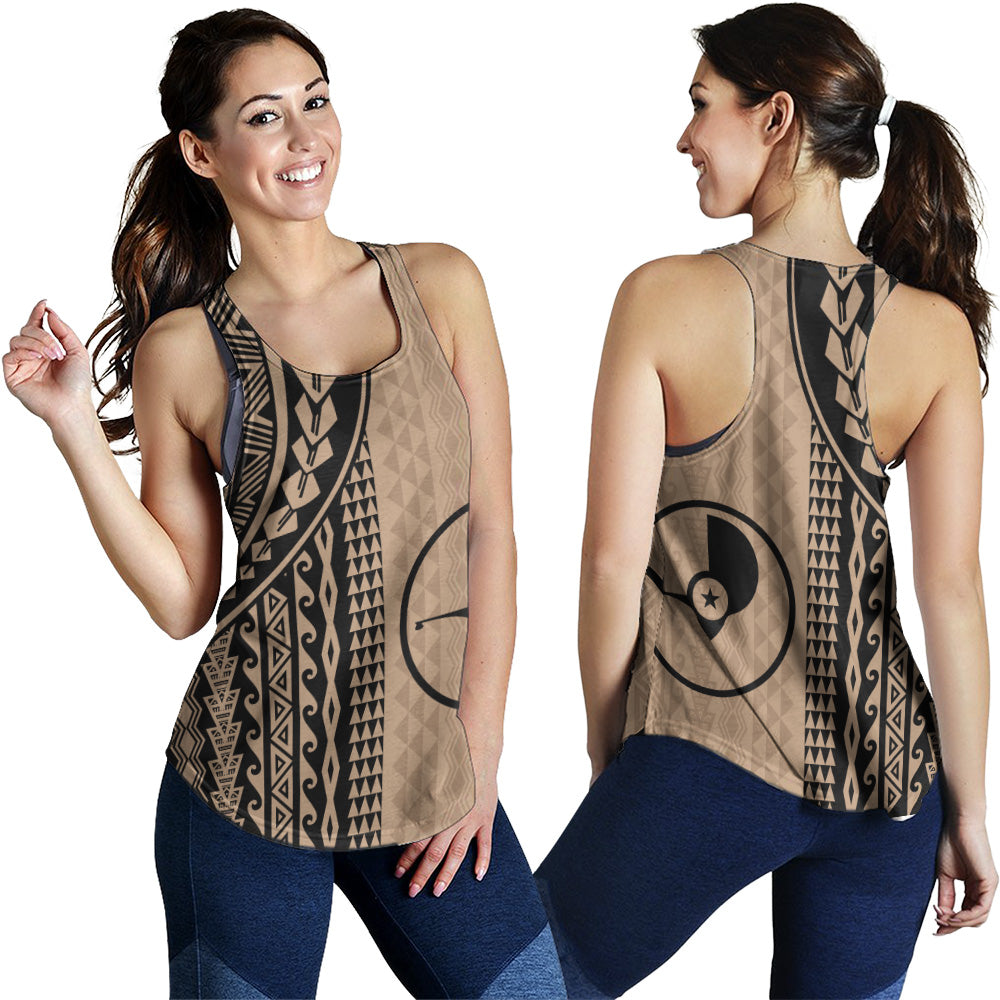 Yap State Women Tank Polynesian Tattoo