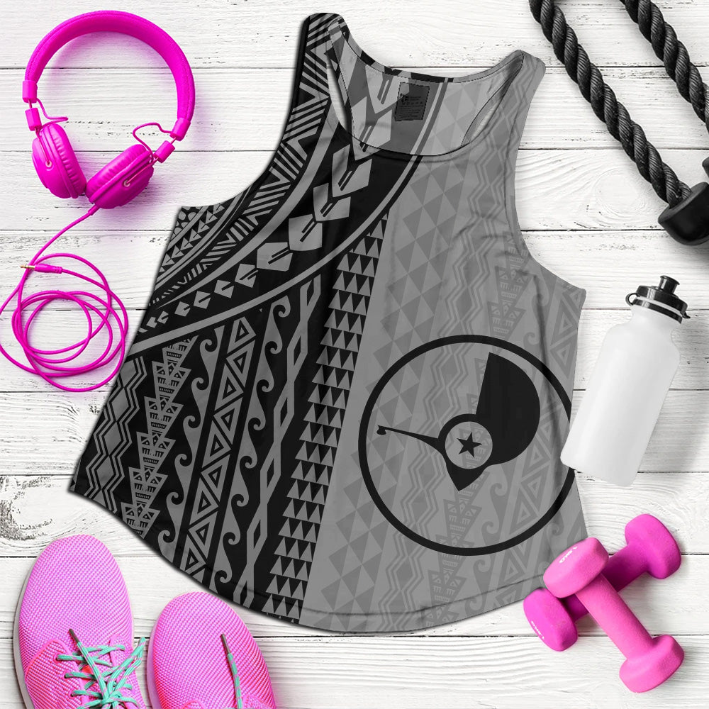 Yap State Women Tank Polynesian Tattoo