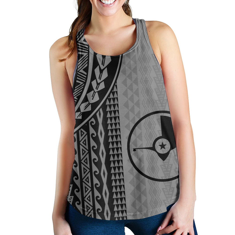 Yap State Women Tank Polynesian Tattoo