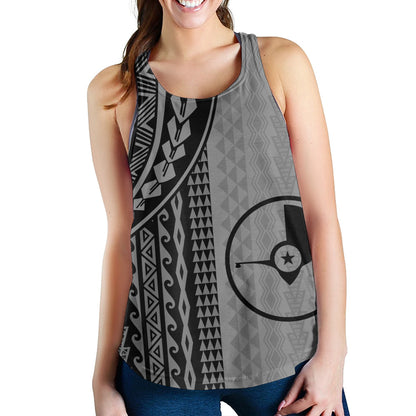 Yap State Women Tank Polynesian Tattoo