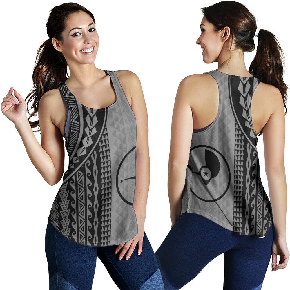 Yap State Women Tank Polynesian Tattoo