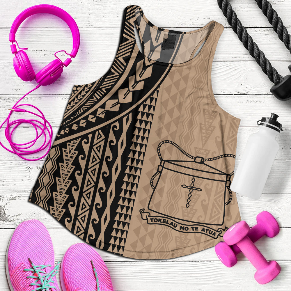 Tokelau Women Tank Polynesian Tattoo