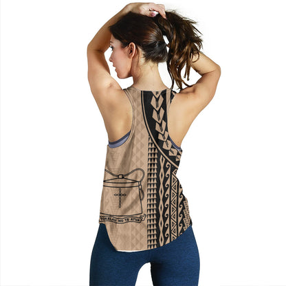 Tokelau Women Tank Polynesian Tattoo
