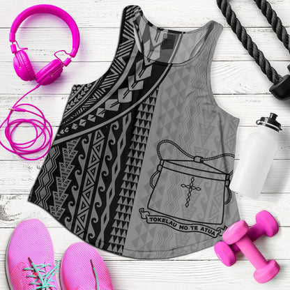Tokelau Women Tank Polynesian Tattoo