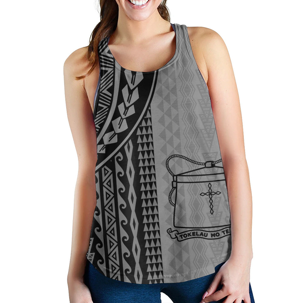 Tokelau Women Tank Polynesian Tattoo