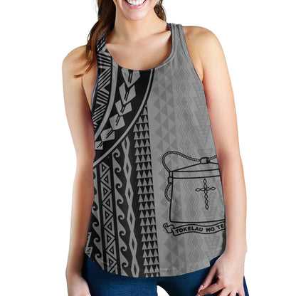Tokelau Women Tank Polynesian Tattoo