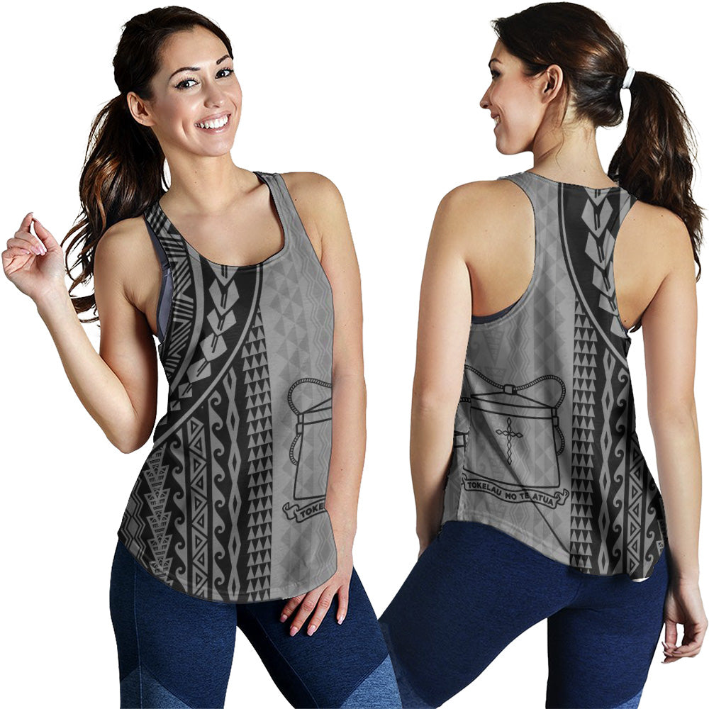 Tokelau Women Tank Polynesian Tattoo