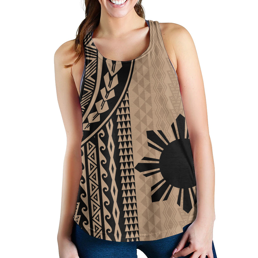 Philippines Filipinos Women Tank Polynesian Tattoo