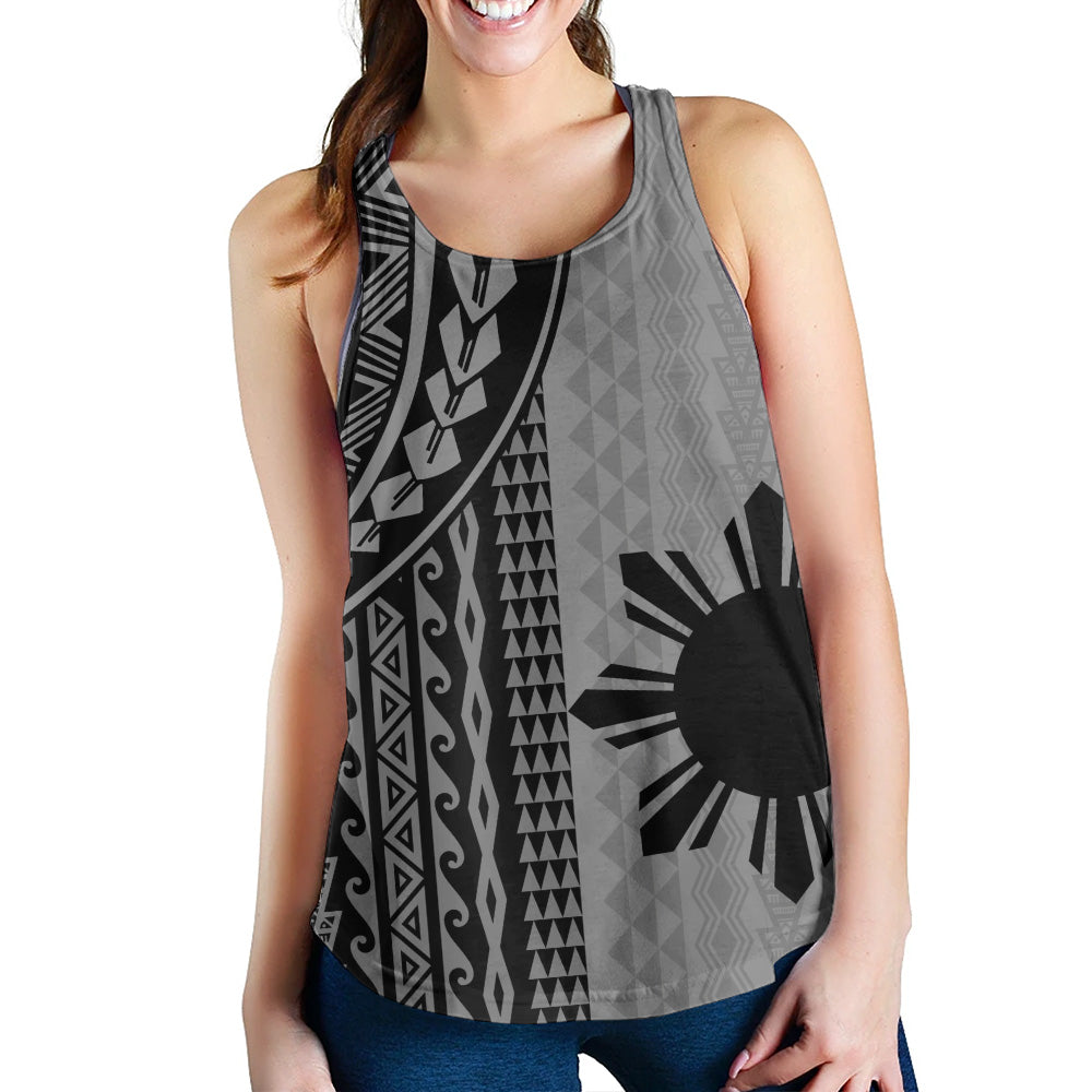 Philippines Filipinos Women Tank Polynesian Tattoo