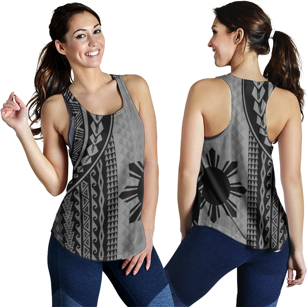 Philippines Filipinos Women Tank Polynesian Tattoo