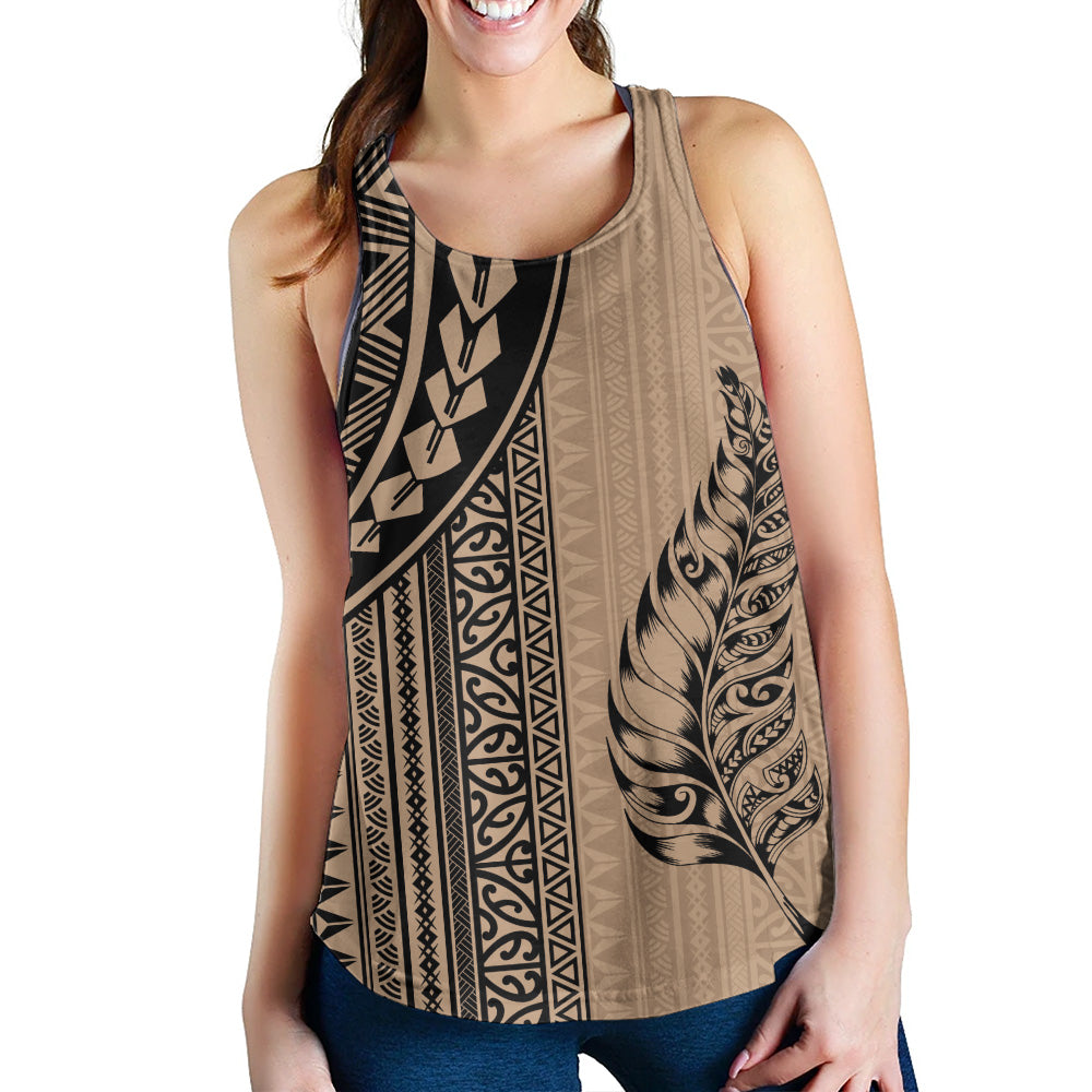 New Zealand Women Tank Polynesian Tattoo