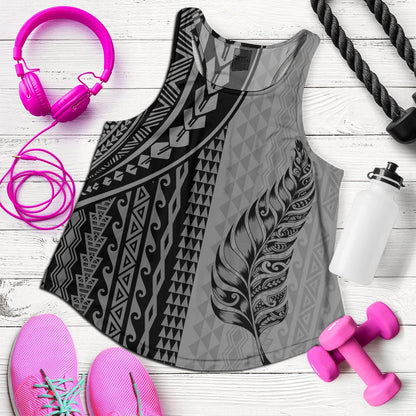 New Zealand Women Tank Polynesian Tattoo