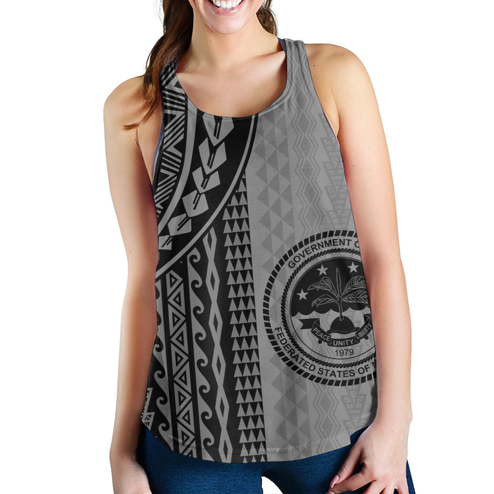 Federated States Of Micronesia Women Tank Polynesian Tattoo