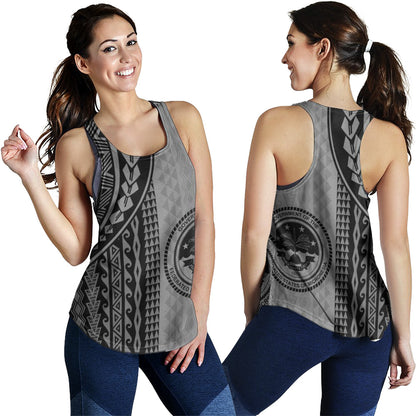 Federated States Of Micronesia Women Tank Polynesian Tattoo