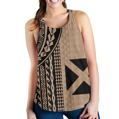 Wallis And Futuna Women Tank Polynesian Tattoo