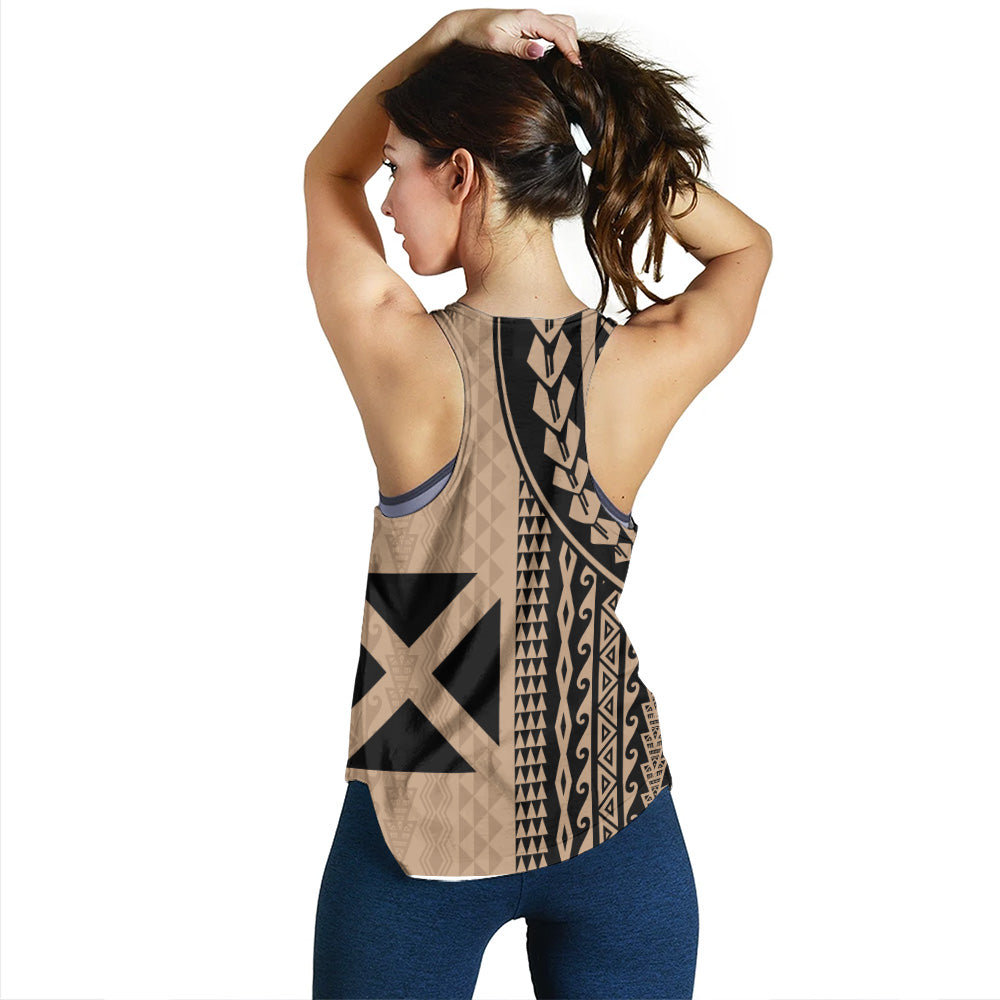 Wallis And Futuna Women Tank Polynesian Tattoo