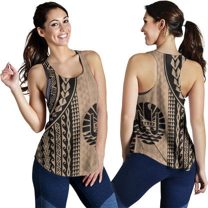 Tahiti Women Tank Polynesian Tattoo