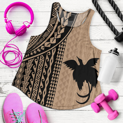 Papua New Guinea Women Tank Polynesian Tattoo