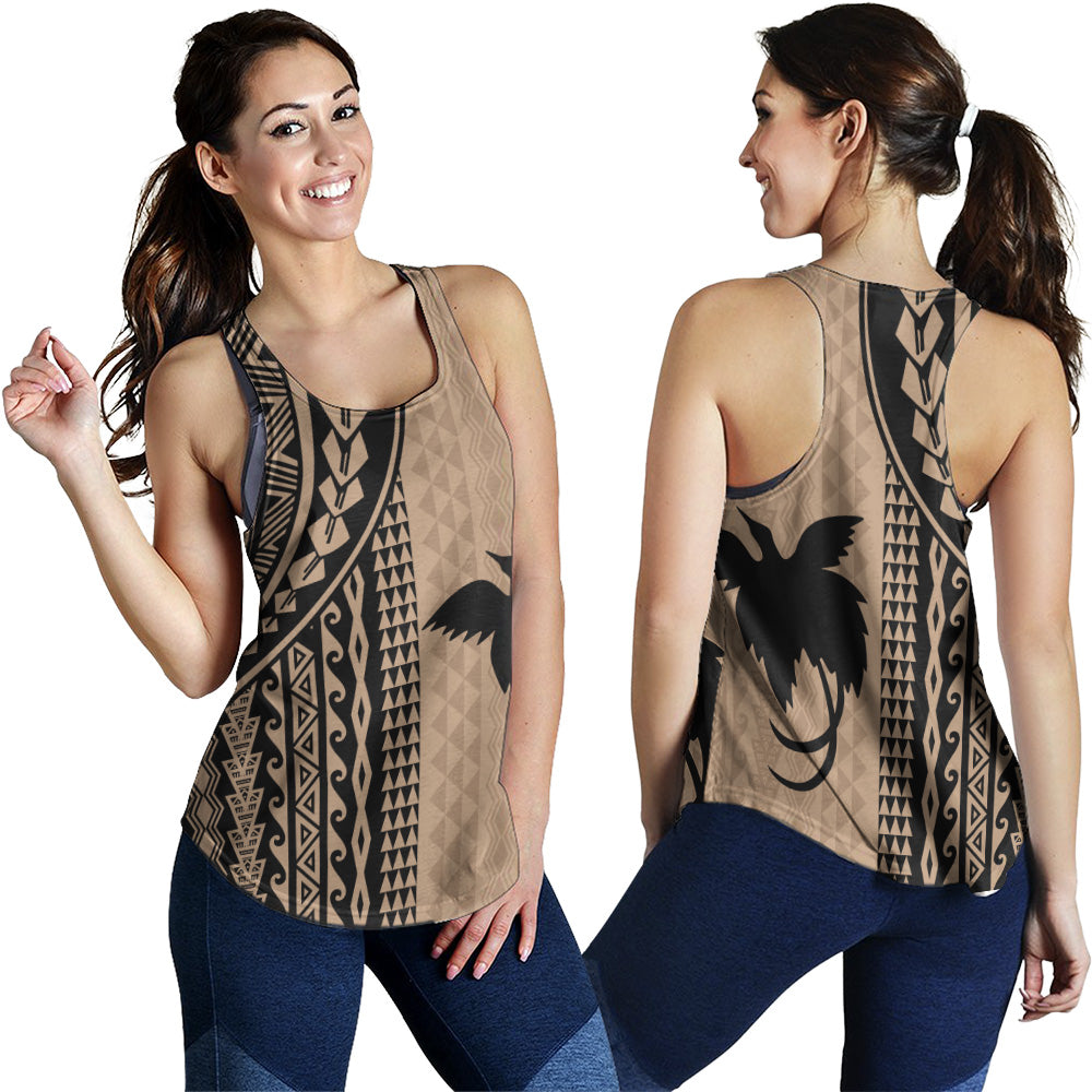 Papua New Guinea Women Tank Polynesian Tattoo