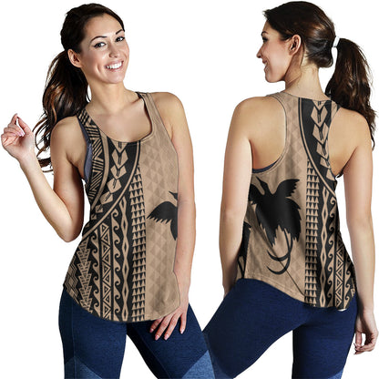 Papua New Guinea Women Tank Polynesian Tattoo