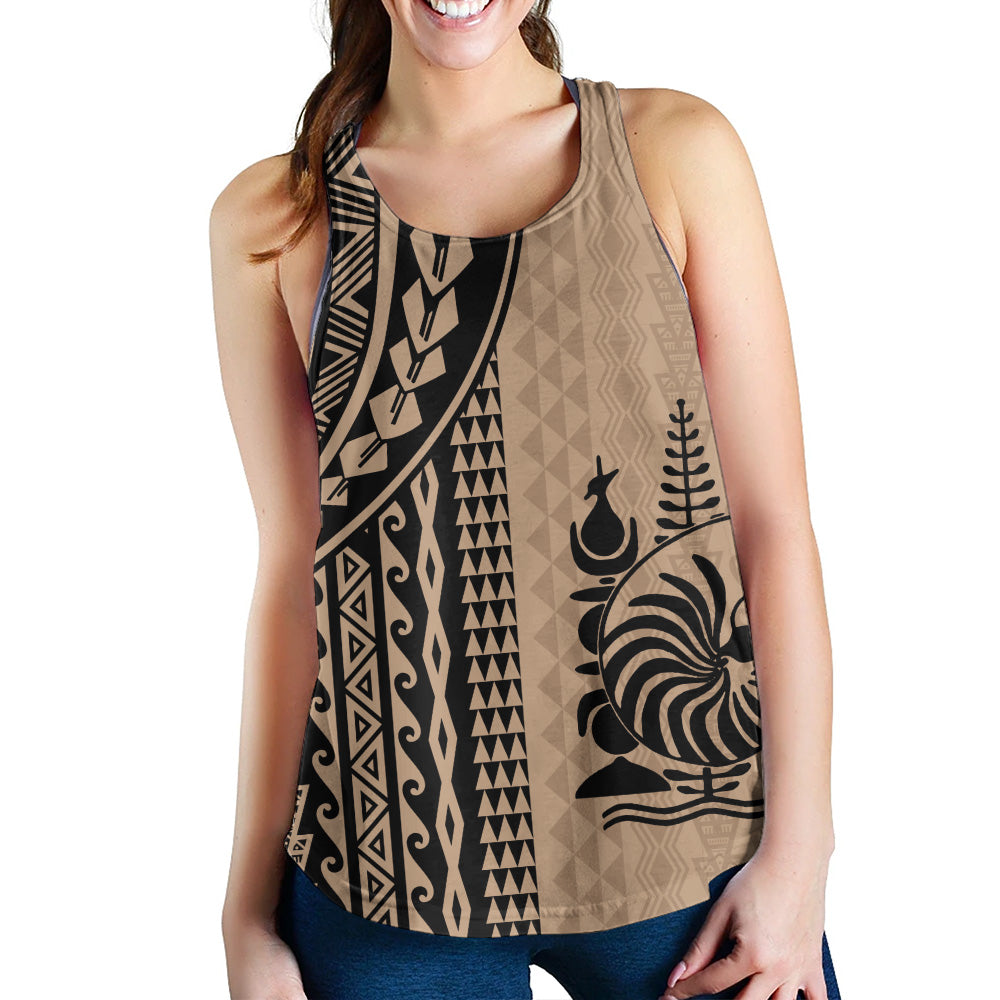 New Caledonia Women Tank Polynesian Tattoo