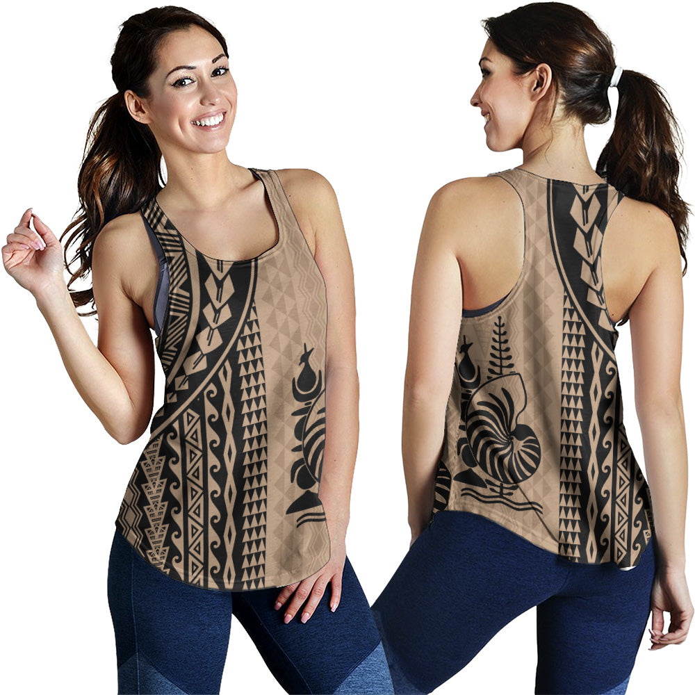 New Caledonia Women Tank Polynesian Tattoo