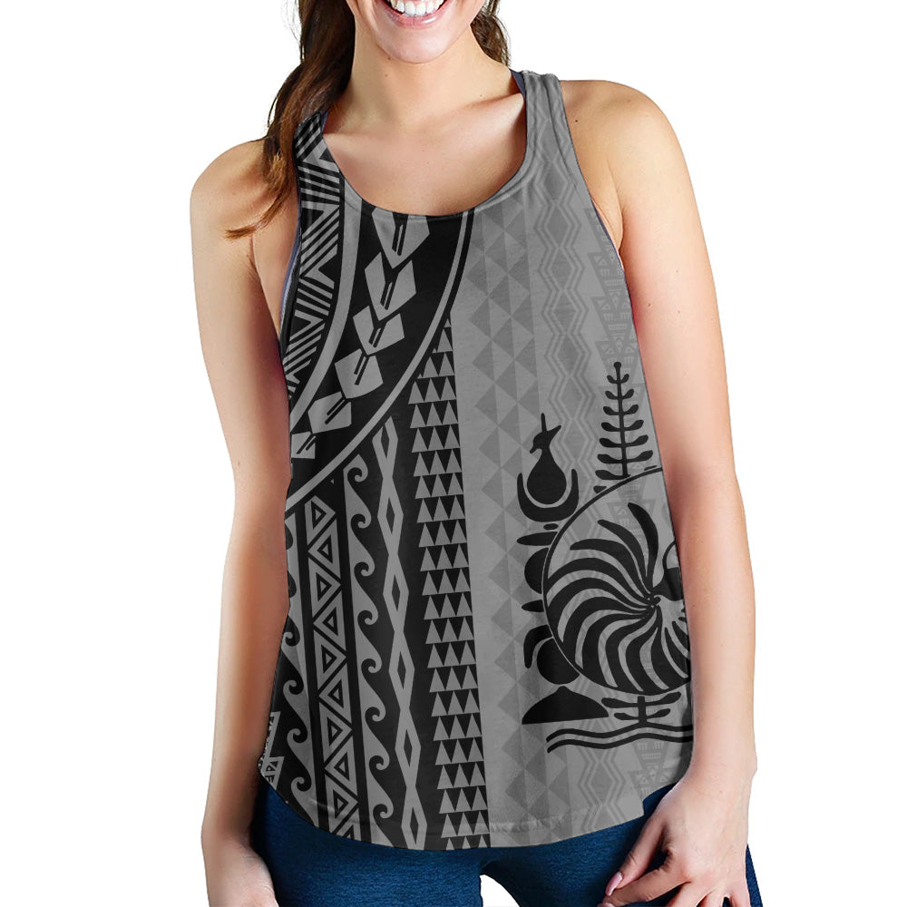New Caledonia Women Tank Polynesian Tattoo