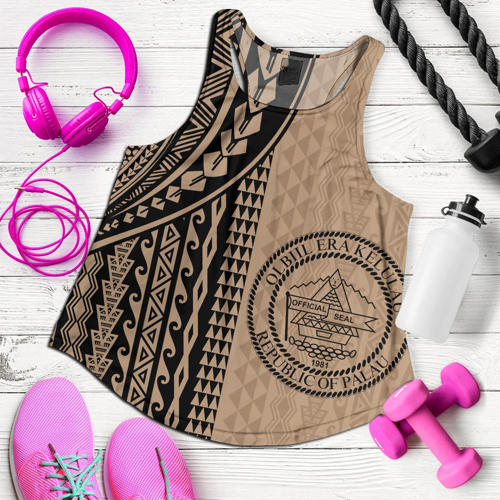 Palau Women Tank Polynesian Tattoo