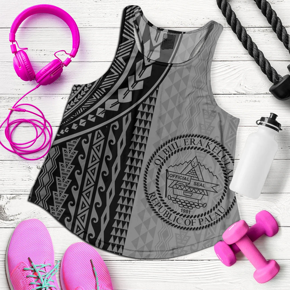 Palau Women Tank Polynesian Tattoo