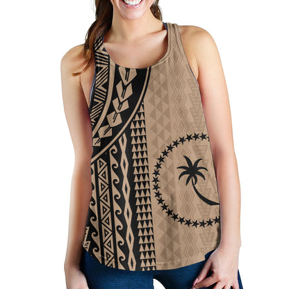 Chuuk State Women Tank Polynesian Tattoo