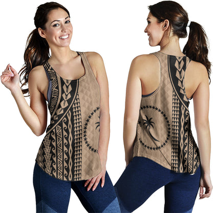 Chuuk State Women Tank Polynesian Tattoo