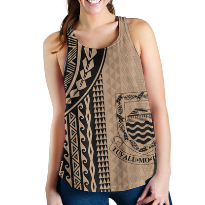 Tuvalu Women Tank Polynesian Tattoo