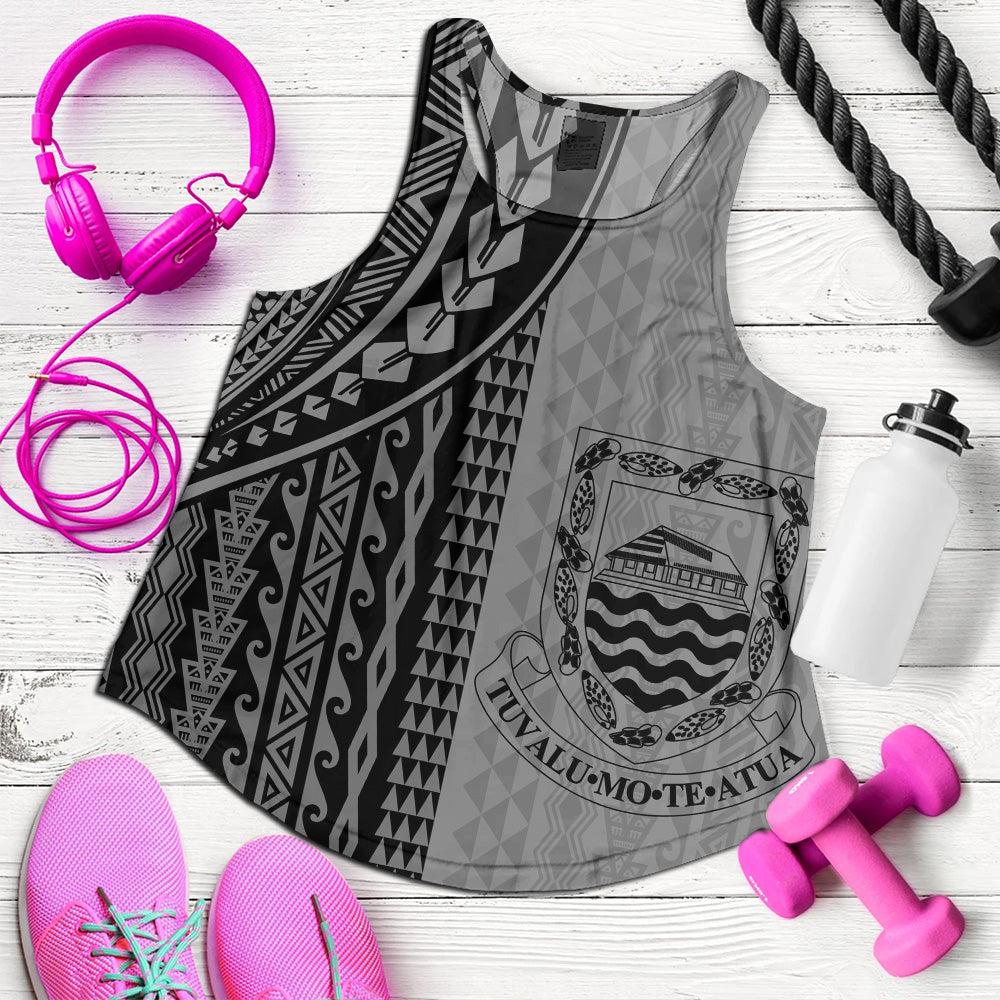 Tuvalu Women Tank Polynesian Tattoo