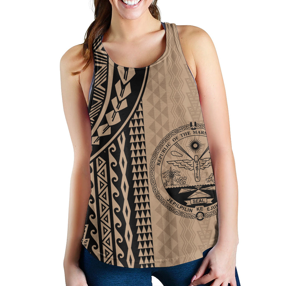 Marshall Islands Women Tank Polynesian Tattoo