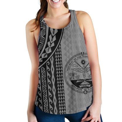Marshall Islands Women Tank Polynesian Tattoo