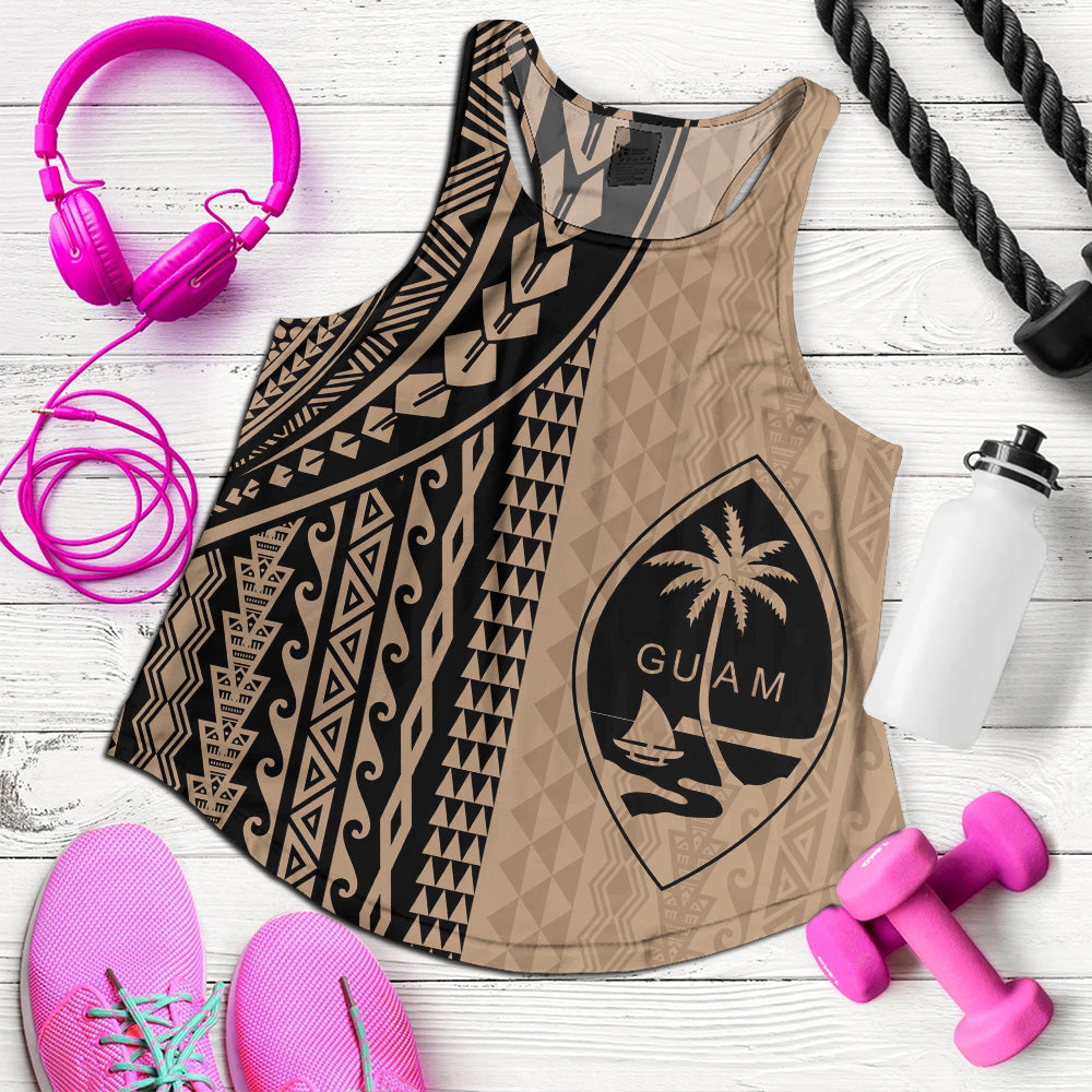 Guam Women Tank Polynesian Tattoo