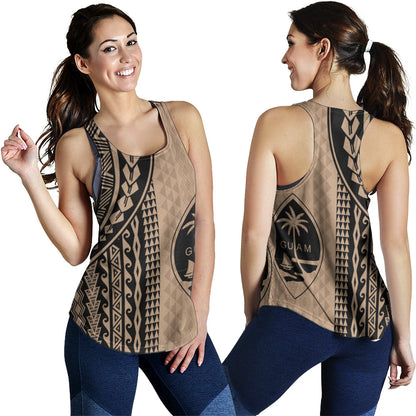 Guam Women Tank Polynesian Tattoo