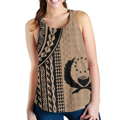 Pohnpei State Women Tank Polynesian Tattoo