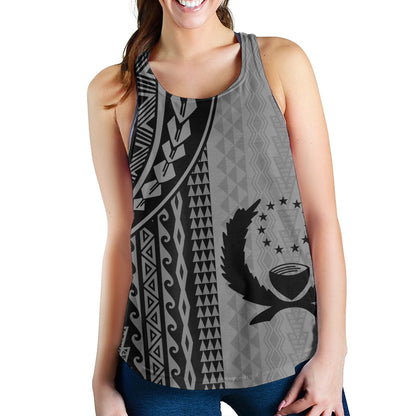 Pohnpei State Women Tank Polynesian Tattoo