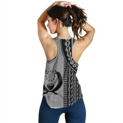 Pohnpei State Women Tank Polynesian Tattoo