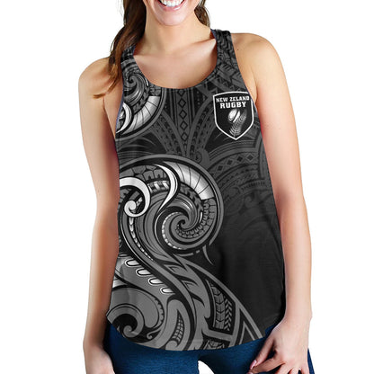 New Zealand Women Tank Maori Koru Spirit Style