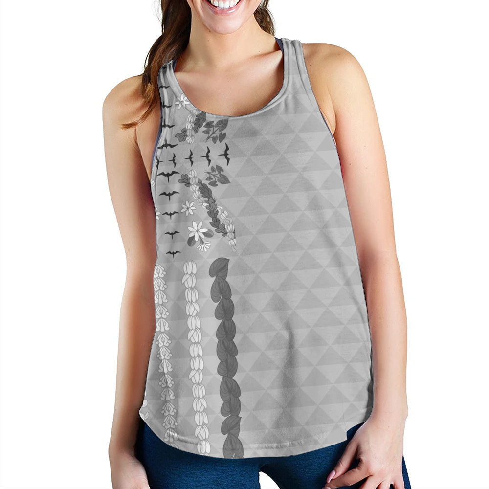 Hawaii Women Tank Lei Flower Island Elegance
