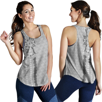 Hawaii Women Tank Lei Flower Island Elegance
