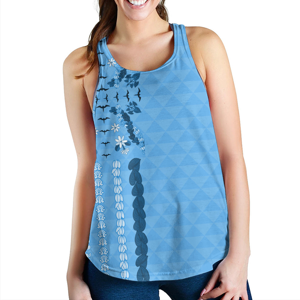 Hawaii Women Tank Lei Flower Island Elegance
