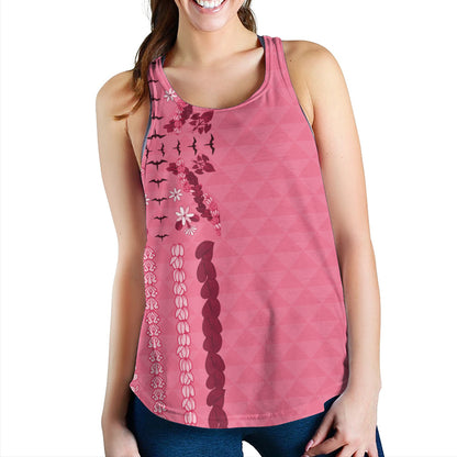 Hawaii Women Tank Lei Flower Island Elegance