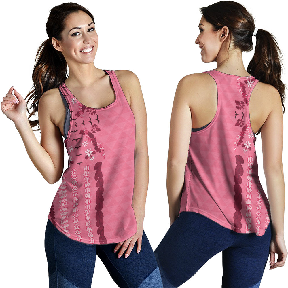 Hawaii Women Tank Lei Flower Island Elegance