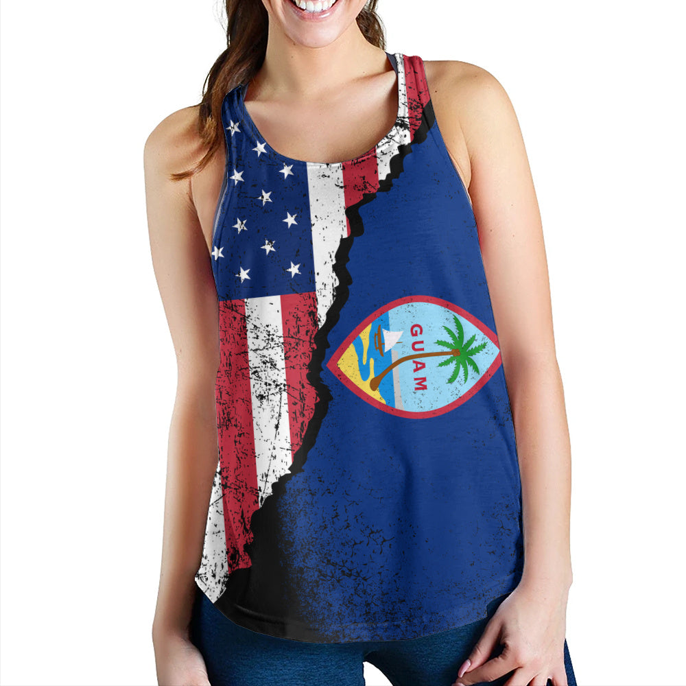 Guam Women Tank American Unity Style