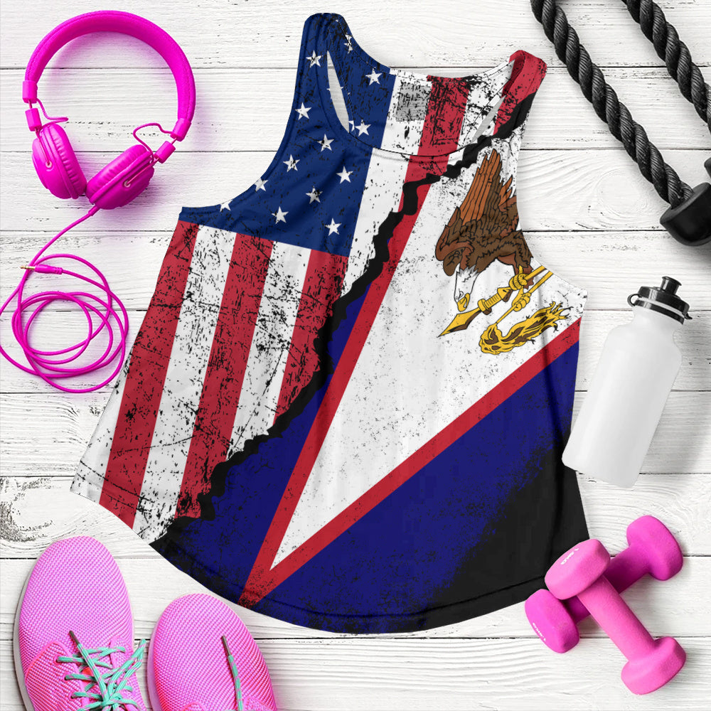 American Samoa Women Tank American Unity Style