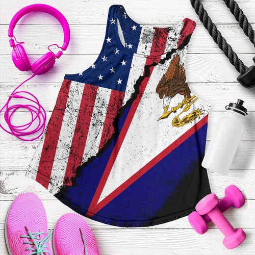 American Samoa Women Tank American Unity Style