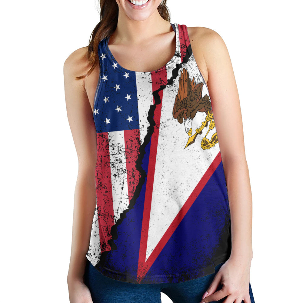 American Samoa Women Tank American Unity Style